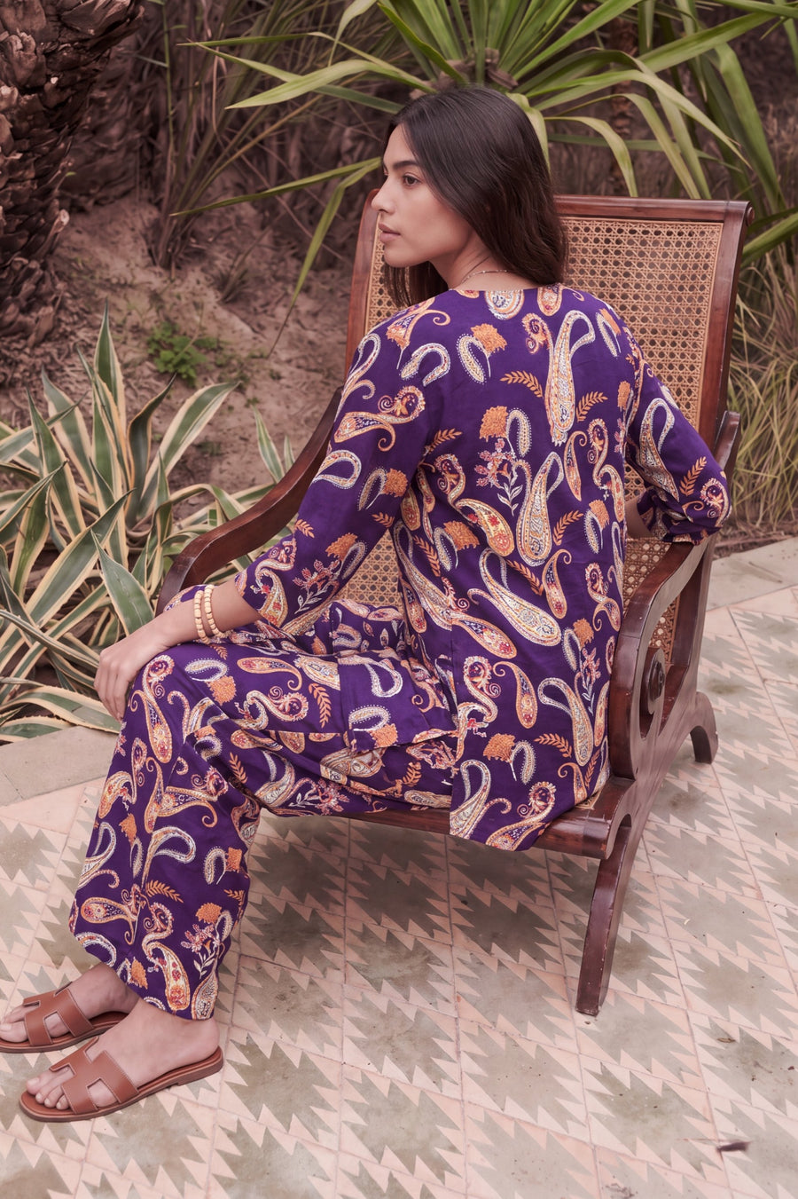 Damson Teardrop Cotton Co-ord Set — image 9